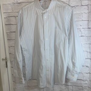Brooks Brothers regent button up long sleeve dress shirt/button down Oxford XL